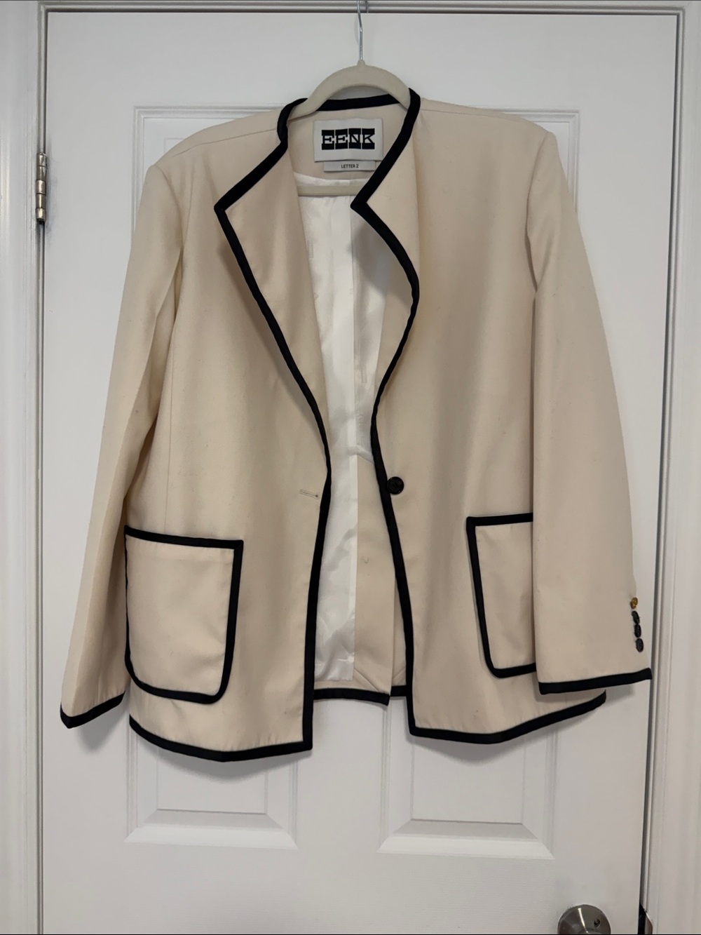 EENK contrast blazer